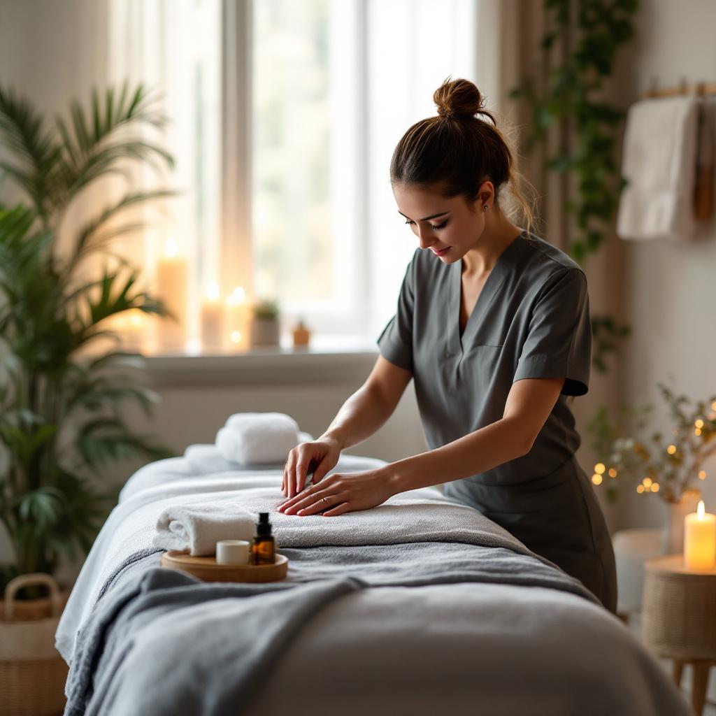 профессиональный массажист для домашнего SPA