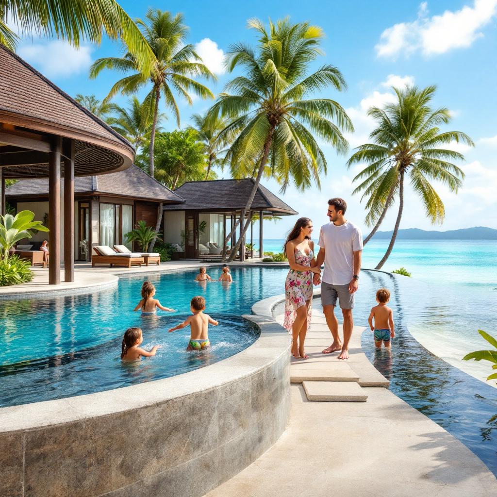 SPA с детьми на Самуи отели с программами для малышей